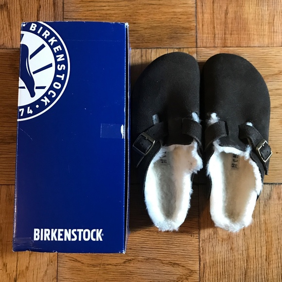 birkenstock boston sherpa